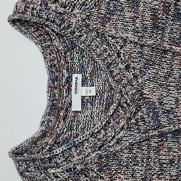 Sonoma Women's Pullover  Multi Coloured Knit Size Medium - Picture 4 of 12